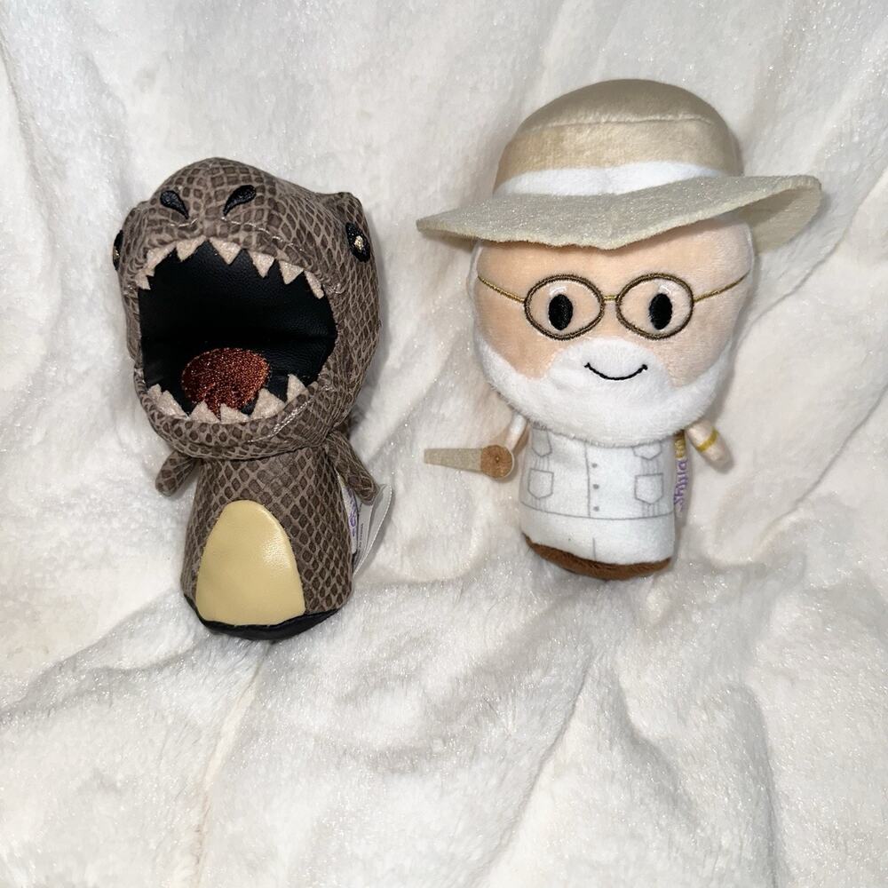 Hallmark Itty Bittys Jurassic Park John Hammond Tyrannosaurus Rex T-Rex Set